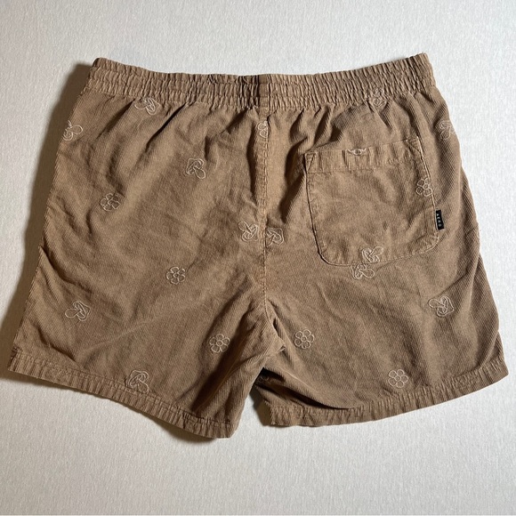 Aeropostale 100% Cotton Malibu Corduroy Mushroom Shorts, Tan Brown, Men’s Large - Picture 2 of 9